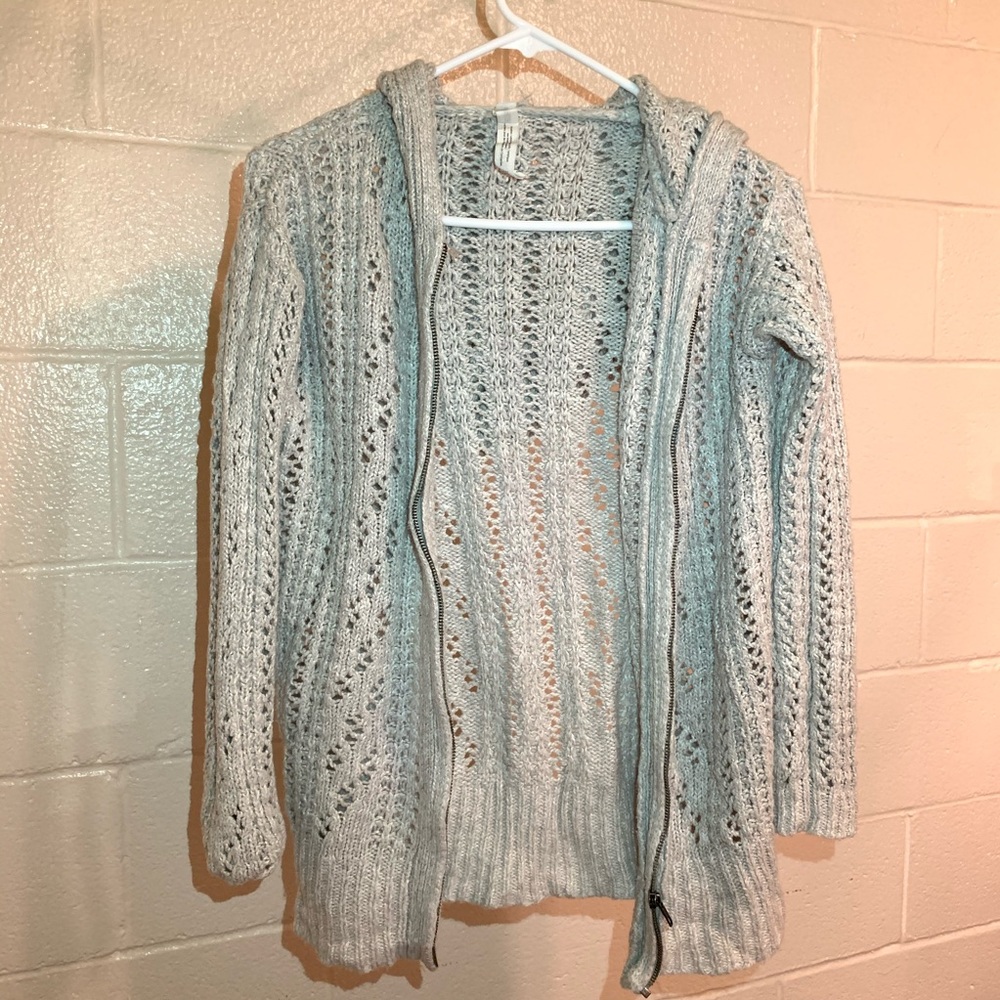 Bethany mota Cardigan with zipper and hoodie